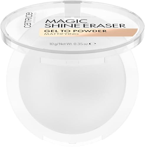 Catrice Cosmetics Magic Shine Eraser Gel To Powder Gel en Poudre Matifiant, Matifiant, Resserrement des Pores, Résultat Instantané, Naturel, Mat (10 g) - Image 3