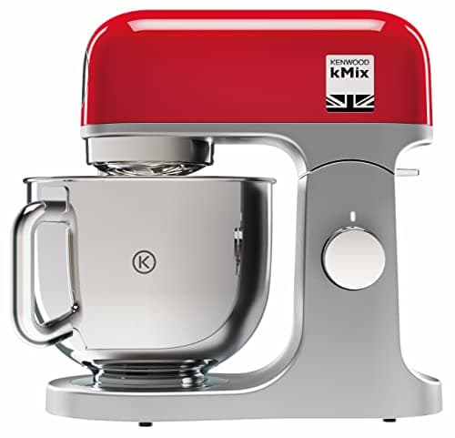 Kenwood kMix KMX750RD, Multifunctional Pastry Processor with Steel Bowl 5 L, 1000 Watt, Red & My Easy Cakes - Classics, Pasta and Creams, Breads - Image 3