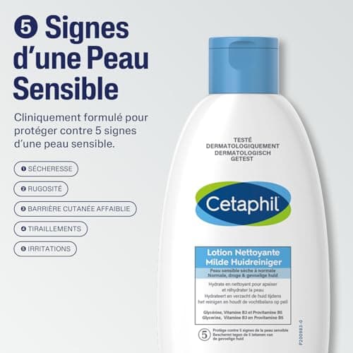 Cetaphil Cleansing Lotion, 200 ml, Face and Body Cleansing Lotion, Dry to Normal Sensitive Skin, Niacinamide, Panthenol and Gycerin Moisturizing, Soap Free - Image 8