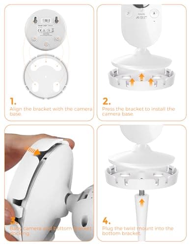Philips Avent SCD843/26 SCD833/26 SCD891/26 SCD891/26 SCD630/26 Baby Monitor Stand Flexible Video Stand for Philips Avent - Image 7