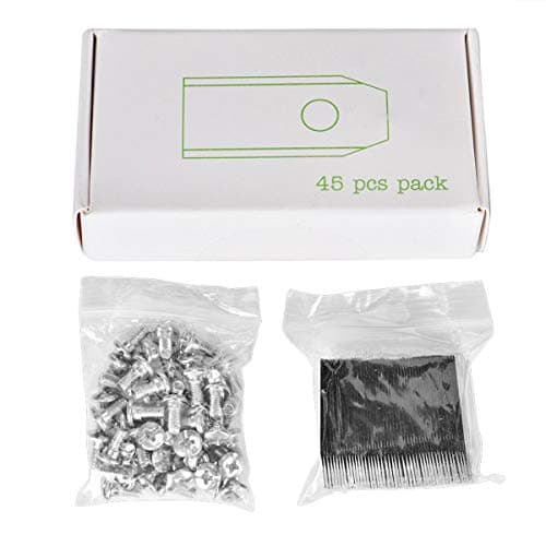 45 x Titanium Knife Blades for All Husqvarn/Automower/Yardforce/Gardena Robotic Trimmer (3g-0.75mm) with 45 Screws, Replacement Blades for Models 105,310,315,320,420,430x,r40i - Image 8