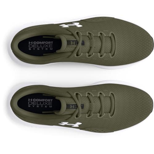 Under Armour UA Charged Surge 4 Men's Trainers Lightweight Breathable Trainers Black/Charcoal Grey/White - Image 5