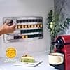 Adhesive Nespresso Capsule Holder for 40 Pods 40.5 x 21.8 cm Compatible Original Line Ideal for Walls/Kitchens – Installation Without Drilling - Image 7