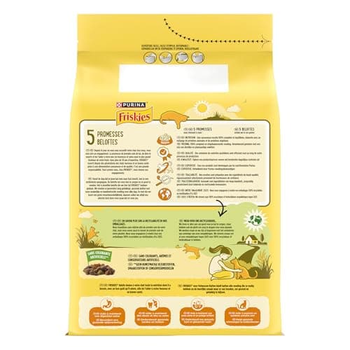 FRISKIES | Chat | Croquettes complètes pour Chats Adultes | Au Poulet et aux Légumes | Aliment Complet Riche en Vitamines et Minéraux | Sac | 3 KG - Image 5