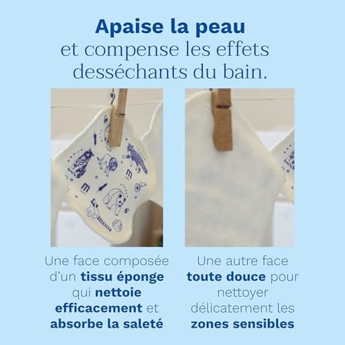 Mustela GOTS 100% Cotton Reusable Wipes for Changing Body and Makeup, Baby and Family - Clean Skin and Absorb Dirt, Suitable for Sensitive Skin (10 Pcs) - Image 6