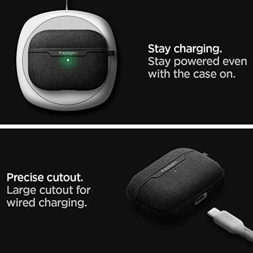 Spigen Urban Fit Compatible with Apple AirPods Pro Case (2019) - Black - Image 6