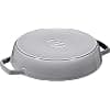 STAUB Cast Iron Frying Pan with Double Handle, Round, Ø 26 cm, Graphite Grey - Image 3