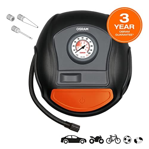 OSRAM TYREinflate ANALOGUE, analogue and portable compressor, electric tire air pump, connection to 12V car socket, tyre inflation in 4.5 minutes - Image 3