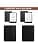 HoYiXi Universal Case for 6 Inch Kindle/Kobo/Voyaga/Lenovo/Pocketbook/Sony/Tolino E-Book E-Reader Lightweight Leather Pouch Case for 6 Inch Ebook - Black - Image 3