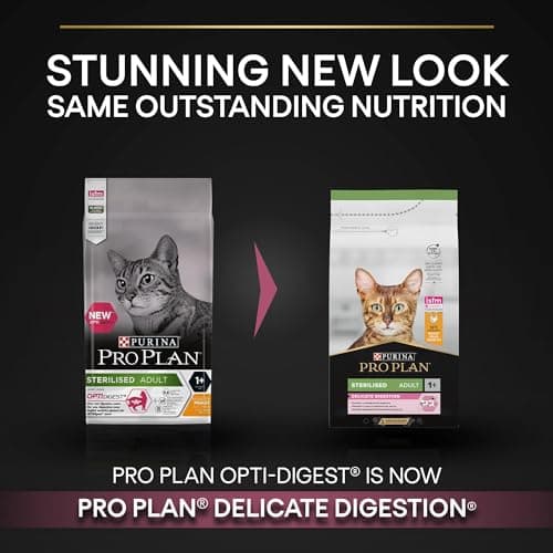 PURINA PRO PLAN | Adult DELICATE DIGESTION | Complete Food for Sterilized Adult Cats | Promotes a Healthy Digestive System | Dry Food | Chicken | Bag 1.5 kg - Image 6