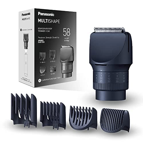 Panasonic MULTISHAPE – système modulaire de soins corps, cheveux et visage - ER-CTW1 : Tête tondeuse pour barbe, cheveux et corps, Noir - Image 2