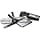 UNGER ErgoTec AKN14 Ninja Complete Window Cleaning Kit 6 in 1 (Washer, Wiper, Microfibre Cloth, Glass Scraper, Case, Belt Compartment, Window Cleaning) - Image 2