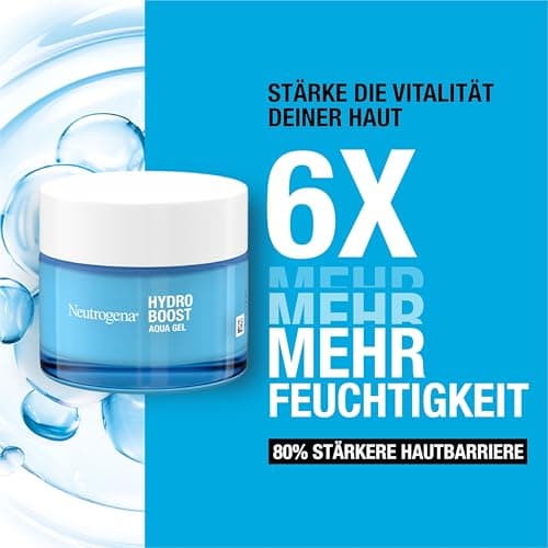 Neutrogena Hydro Boost Aqua Gel Moisturizing Face Cream with Hyaluronic Acid, Amino Acids and Fast Absorbing Electrolytes for Normal & Combination Skin 50ml - Image 4