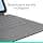 Logitech Combo Touch, Keyboard Case for iPad Air 11 Inches (M2 and M3), iPad Air (5th Generation) - Removable Backlit Keyboard with Stand, French AZERTY Keyboard - Grey - Image 5