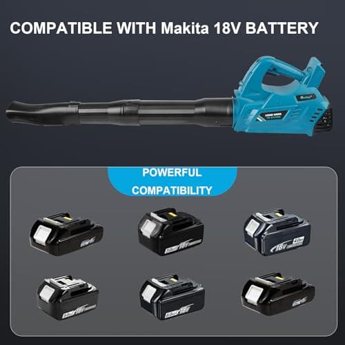 Waitley Blower Compatible with Makita 18V Battery – Ideal for Garden, Patio and Driveway (Air Speed up to 297 km/h, Speed Control) - Image 7