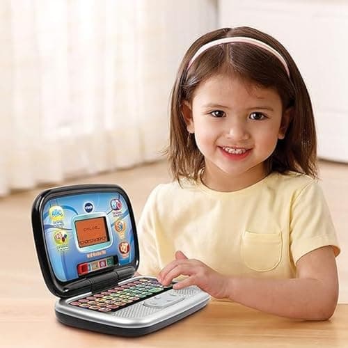 VTech - Black Genius Kid's Ordi, Children's Computer with Backlit Screen, 20 Evolutionary Activities and Games, Educational Toy, Gift for Children from 3 to 7 Years - English Content - Image 5