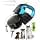 Retractable Double Dog Lead, 3 m Retractable Dog Lead with 3 Lighting Modes, 360° Anti-Tangle Nylon Strip, Flexible Lead for Small, Medium and Large Dogs - Image 3