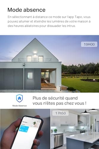 Tapo Ampoule Connectée WiFi, Ampoule LED E27 Blanc 4000K, Dimmable 8W 806Lm, Compatible avec Alexa et Google Home, Commande Vocale, Economie d'énergie, L520E - Image 8