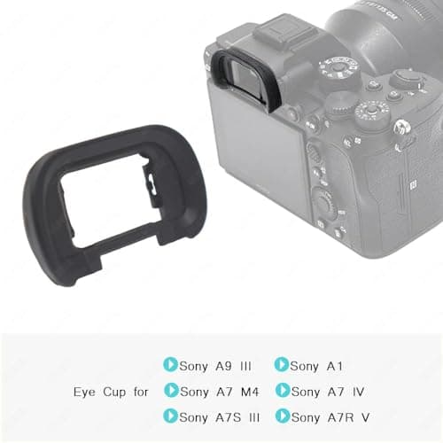 【2PCS】 Eyecup Viewfinder EP19 for Sony A1 A7R V A7 IV A9 III A7S III A7RV A7IV A7S III Alpha 7 IV 7R V A1 7S III A7M4 A7R5 Eyepiece - Image 4