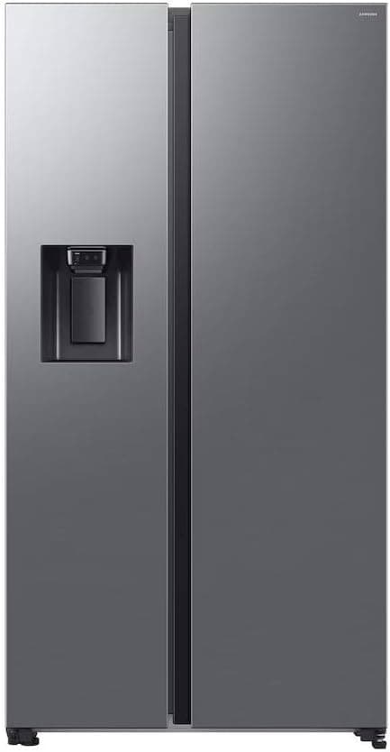Samsung RS70F64KETEF, Réfrigérateur américain 640 L, Side‑by‑Side, inox Platinum, distributeur eau‑glaçons, Wi‑Fi + Froid ventilé - Image 1