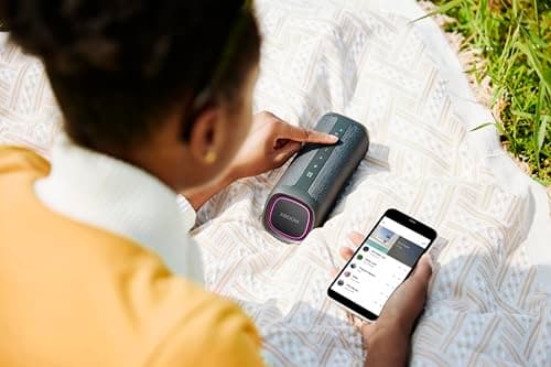 LG XBOOM Enceinte Bluetooth, Portable et légère,Son Puissant et Basses Profondes,(40W, Google, Siri,Alexa) DXG7QBK - Image 4