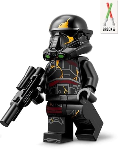 LEGO Star Wars Deathtrooper Figure Kit with Blaster Gun and Helmet - Alternative to Battle Pack, Minifigure Set, Imperial Death Tropler - Image 2