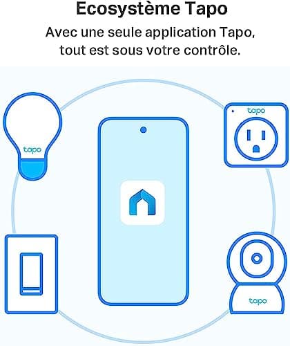 Tapo Ampoule Connectée WiFi, Ampoule LED E27 Blanc Chaud 2700K, Dimmable 8.7W 806Lm, Compatible avec Alexa et Google Home, Commande Vocale, Economie d'énergie, L510E(2-pack) - Image 10
