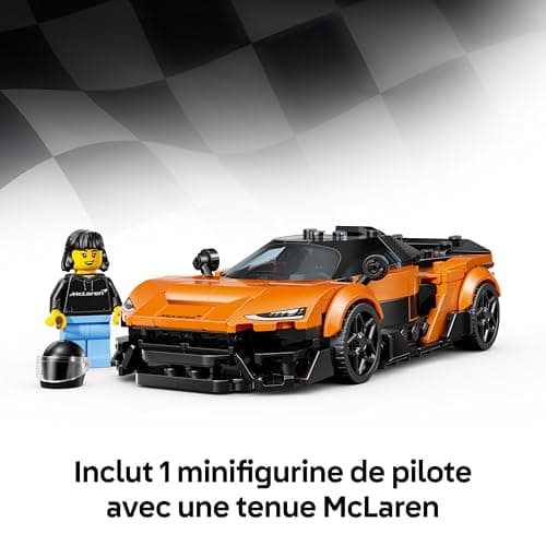 LEGO Speed Champions McLaren W1 - Jouet Voiture - Maquette avec Minifigurine Collector de Pilote - Idée de Cadeau d'anniversaire pour Garçon dès 9 Ans ou Fan de Sport Automobile 77257 - Image 7
