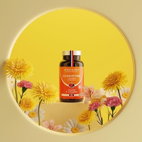 QUERCETINE - 600 mg - Vegan & Sans Excipient - Avec Bromelaine & Vitamine C Végétales - Puissant Antioxydant, Renforce l'Immunité - Nutrimea - 90 Gélules - Fabriqué en France - Image 8