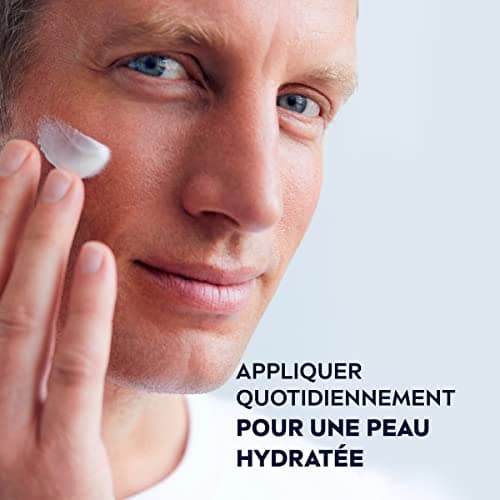 NIVEA MEN Soin Hydratant Extra Doux Peau Sensible (1x75 ml), crème visage hydratante pour homme à la peau sensible et irritée, soin visage homme apaisant 0% alcool - Image 7