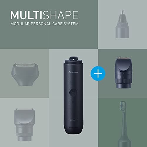 Panasonic MULTISHAPE - système modulaire de soins corps, cheveux et visage - ER-CKL1 : Kit unité principale étanche avec batterie rechargeable Li-ion et tête tondeuse étroite pour barbe - Image 3