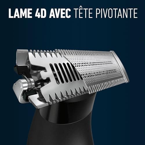 Gillette King C Electric Beard Trimmer for Men, Wireless, Waterproof, Replaceable Metal Blade, Men's Beard Set with 4 Interchangeable Combs for Trimming and Shaving, CenterCut Technology - Image 6