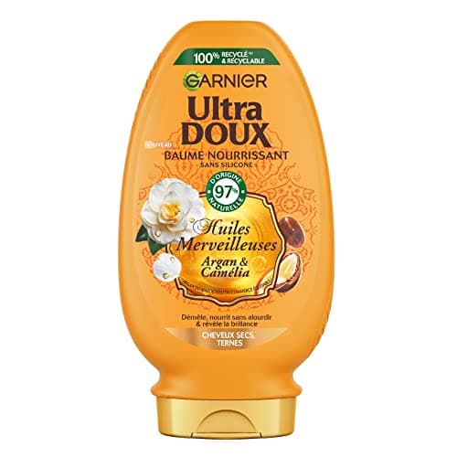 Garnier Ultra Doux Après-Shampooing huile d'argan camélia 250 ml - Image 2