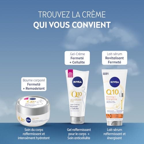 NIVEA Q10 - Gel Crème Corps Multi Power 5-En-1 Fermeté + Cellulite - Soin Raffermissant - Q10 & Extrait De Lotus - Tonifie Cuisses, Fesses & Ventres - Tous Types De Peaux - 200 ml - Image 7