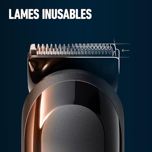 King C. Gillette Kit tondeuse à barbe pour homme, tondeuse sans fil + lames aiguisées de longue durée et 3 régulateurs de longueur interchangeables pour le soin de la barbe - Image 3