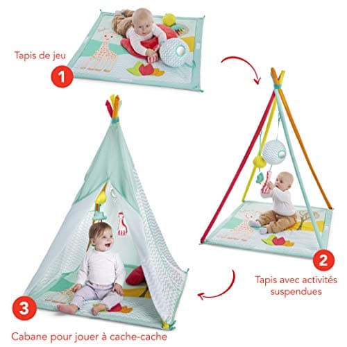 Sophie la Girafe - teepee baby with evolving play mat - Image 3