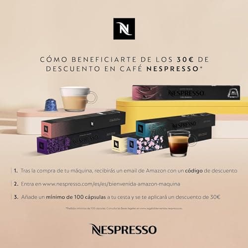 Krups Inissia XN100510 Nespresso Water Tank Capacity: 0.7 L Ruby Red - Image 4