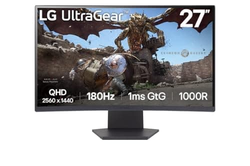 LG Ultragear™ 27GS60QC-B.AEU Ecran PC Gaming 27" - Dalle VA résolution QHD (2560x1440), 1ms 180Hz, HDR 10, sRGB99% (CIE1931), AMD FreeSync, inclinable, réglable en Hauteur - Image 2