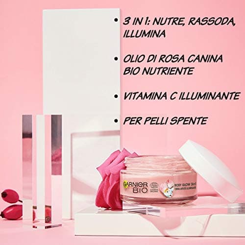 Garnier Bio Rosy Glow 3in1 Crema Anti-et? Illuminante 50ml - Image 3