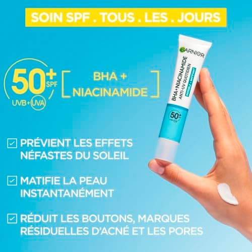 Garnier Pure Active Anti-UV Quotidien anti-imperfections SPF 50+ 40ml - Image 4