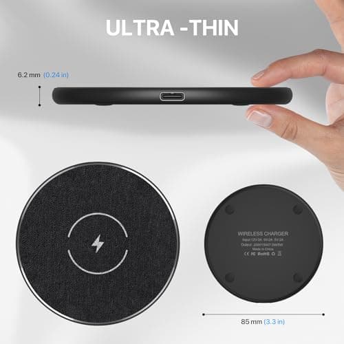 20W Max Wireless Charger, Fast Wireless Charger, Wireless Charging Dock, Inductive Charging Station Compatible with iPhone 11/12/13/14/15/Samsung Galaxy S23/S22/S21/S20/S10. - Image 8