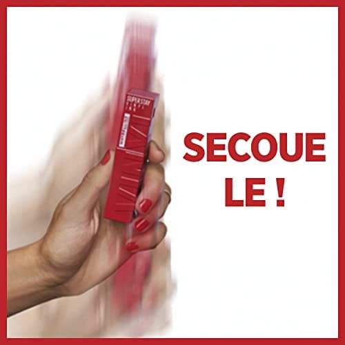 Maybelline New York - Liquid Lipstick - Glossy Vinyl Effect - Long-lasting - SuperStay Vinyl Ink - Shade : Cheeky (35) - Image 7