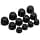 Okuli 12 x Silicone Earbuds for Samsung Galaxy Buds FE Headphones Earphones in Black - Image 2