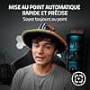 Razer Kiyo - Caméra de streaming avec éclairage circulaire (webcam USB, vidéo HD 720p, 60 FPS, compatible avec le logiciel Open Broadcaster, Xsplit, autofocus, clip caméra, connexion trépied) - Image 5