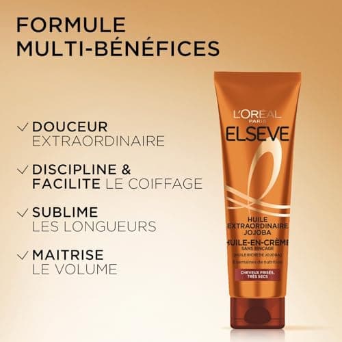 L'Oréal Paris Elsève L'Oréal Paris No-Rinse Nutrition Oil in Cream for Very Dry and Curly Hair 150 ml - Image 5