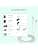 2 Pack USB C Cable 2m to USB-C Cable Fast Charge 4.0 Charger 60W Type C Cable for iPhone 16 15 Samsung S25/S24 Ultra A55 A35 iPad Air MacBook Pro Google Pixel 9/8/Xiaomi Switch PS5 (WHITE) - Image 6