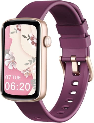 Women's Smart Watch Sports Watch Bracelet Pedometer Heart Rate Monitor Oximeter Activity Trackers Smartwatch Waterproof IP68 for Android iOS SMS Notification/Call Purple - Image 3