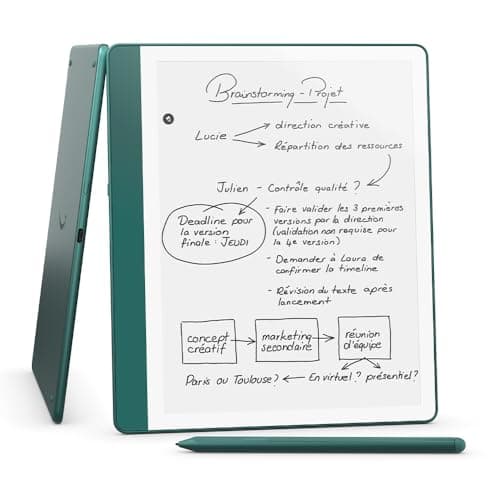 New Amazon Kindle Scribe (64 GB) – Redesigned display with uniform borders. Now write directly on books and documents. Includes Premium Pen – Jade Metallic - Image 4