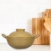 Veemoon Cocotte en Terre Cuite Traditionnelle 500 Ml Poignée Unique Pot en Céramique Émaillé Résistant Haute Température Marmite Cuisine pour Cuisson Maison et Braisage - Image 7