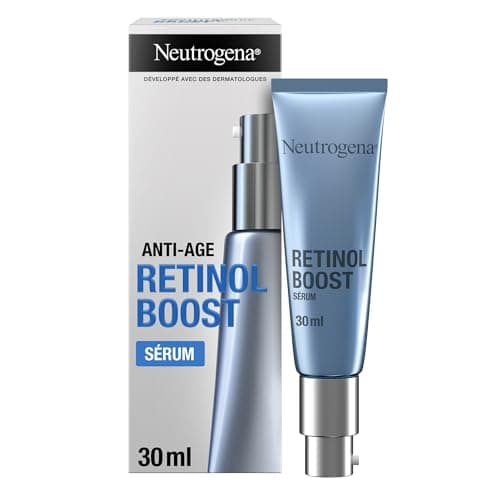Neutrogena – Sérum Anti-Âge Retinol Boost (flacon-pompe de 30 ml) – Soin du visage pour combattre les signes visibles de l'âge – Sérum au rétinol pour tous types de peau - Image 2